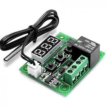 XH W1209 12V Digital Temperature Controller Module with Display and NTC Sensor including Casing.